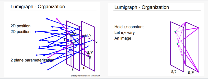 Lumigraph Organization